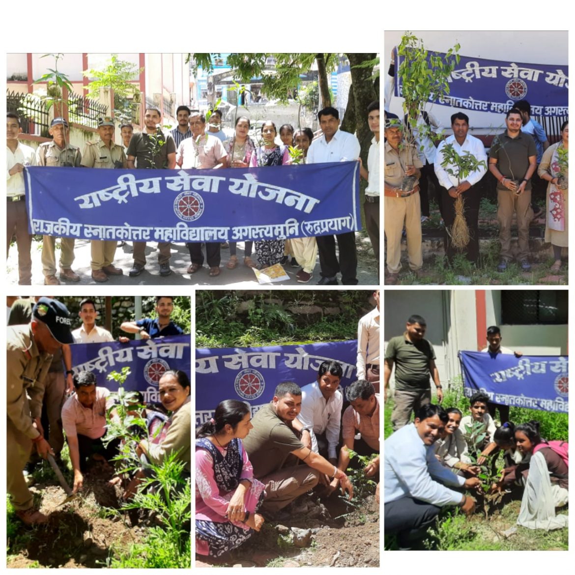 अगस्त्यमुनि महाविद्यालय परिसर में लोकपर्व हरेला के अंतर्गत “मेरा वृक्ष-मेरा मित्र” के रुप में  पौधारोपण कार्यक्रम का आयोजन किया गया