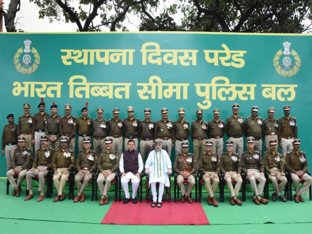 भारत तिब्बत सीमा पुलिस (ITBP) के 62वें स्थापना दिवस समारोह को अमित शाह संबोधित किया