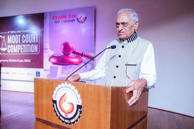 ग्राफिक एरा में नेशनल मूट कोर्ट प्रतियोगिता शुरू, कानून पेशा नहीं जिम्मेदारी है- जस्टिस कुमार