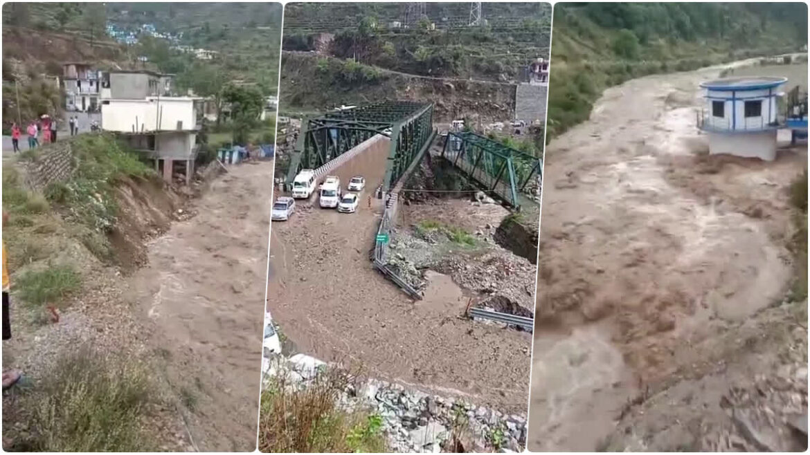 उत्तराखंड में मौसम का कहर: बड़कोट में मलबा, रामनगर में ओलावृष्टि, बीरोंखाल में नदी उफनी
