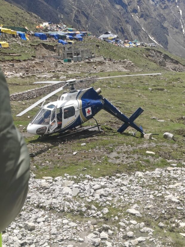 केदारनाथ में मरीज को लेने जा रहा एम्स का हेलीकॉप्टर दुर्घटनाग्रस्त