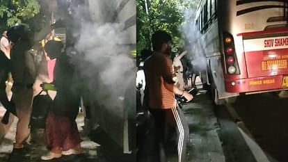 बदरीनाथ से ऋषिकेश लौट रही तीर्थयात्रियों की बस में लगी आग, 42 यात्रियों की बाल-बाल बची जान
