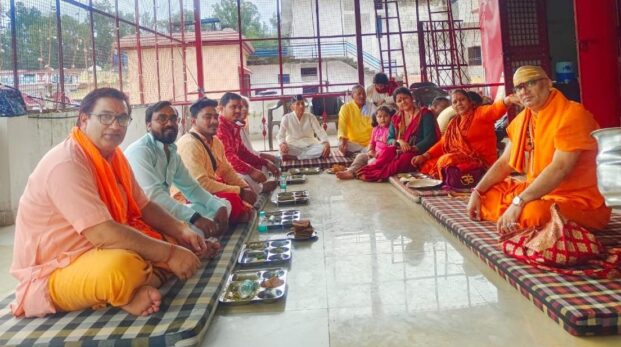 क्लेमेनटाउन स्थित नवदुर्गा मंदिर में शिव महापुराण कथा का हवन-पूजन व भंडारे के साथ समापन
