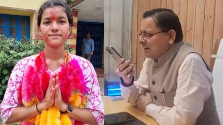 CM धामी ने 21 वर्षीय प्रधान प्रियंका नेगी को दी बधाई, सारकोट को आदर्श ग्राम बनाने का ऐलान