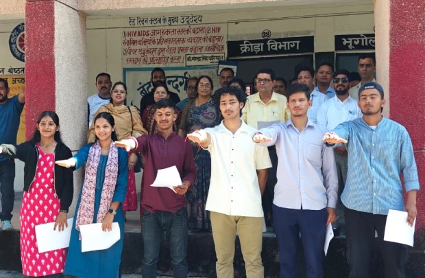 महाविद्यालय नारायण नगर छात्रसंघ चुनाव उत्साह के साथ सम्पन्न, ध्रुव मेहरा अध्यक्ष निर्वाचित
