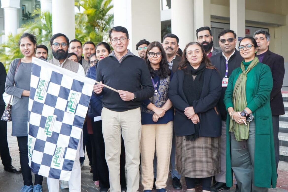 ग्राफिक एरा पहुंची भारत महा ईवी रैली…