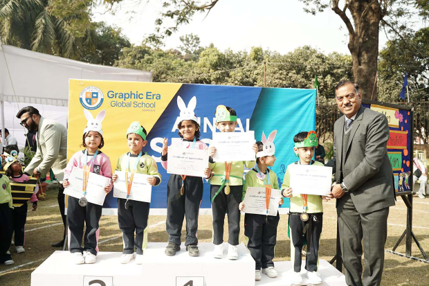 ग्राफिक एरा: खेल समारोह प्रतियोगिताओं में अर्जुन और मानविका अव्वल