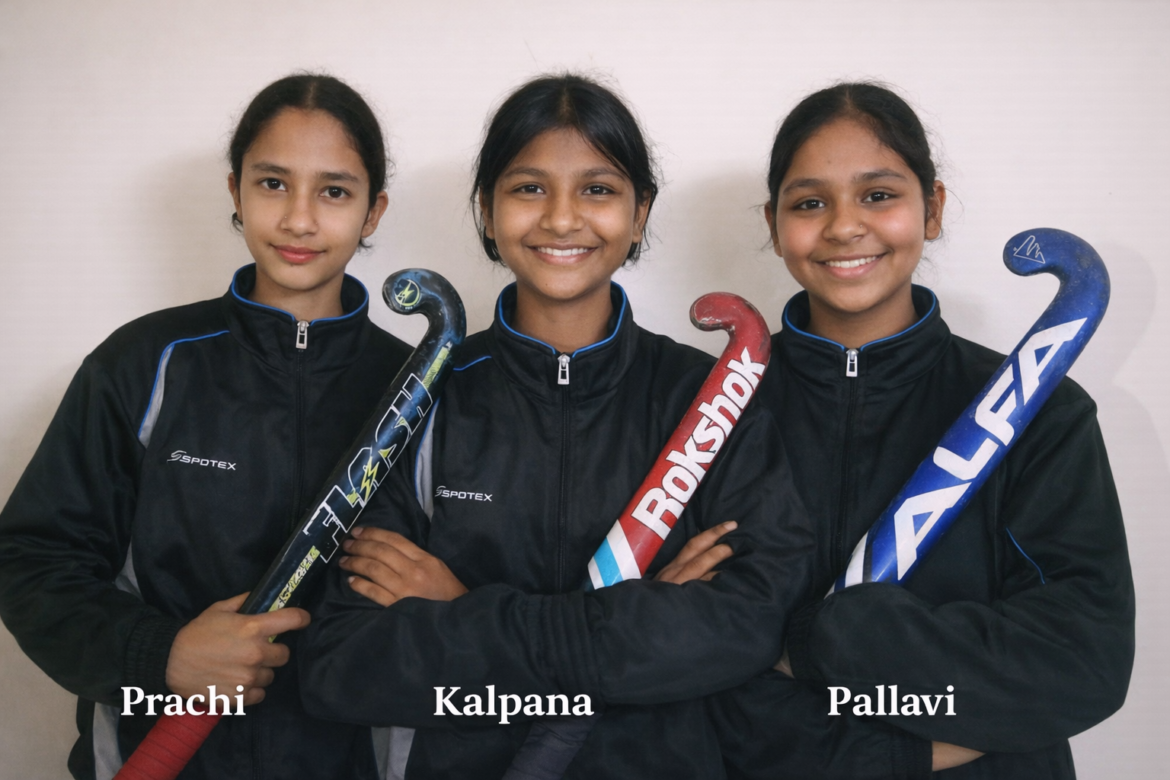 राष्ट्रीय फलक पर चमकेगी कोटद्वार की बेटियां, ग्वालियर में दिखाएँगी हॉकी का दम, तीन बालिकाओं का नेशनल टीम में चयन