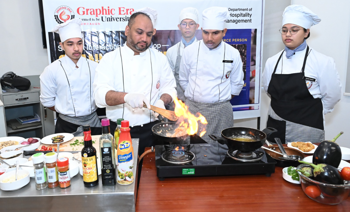 छात्र छात्राओं ने सीखे कनाडाई व्यंजन बनाना