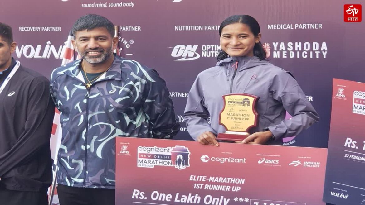 दिल्ली मैराथन में भागीरथी बिष्ट ने जीता रजत पदक, उत्तराखंड का बढ़ाया मान