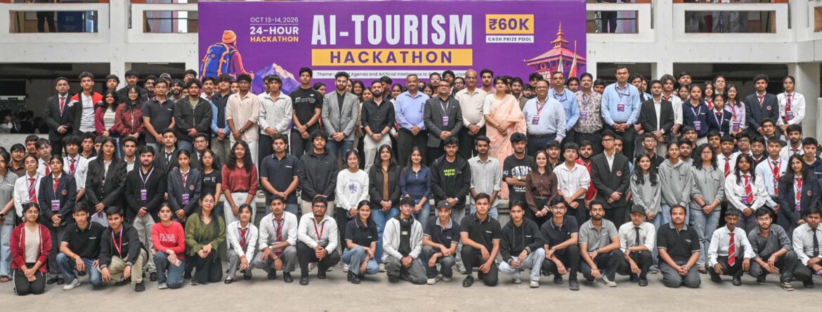 ग्राफिक एरा में हैकाथॉन, पर्यटन की समस्याओं का समाधान खोजने में जुटे छात्र