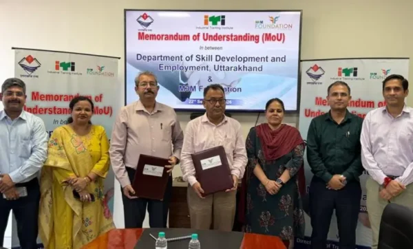 युवाओं को रोजगारपरक प्रशिक्षण देने की पहल, देहरादून में कौशल विकास विभाग और M3M Foundation के बीच समझौता