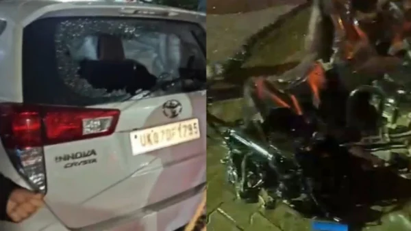 देहरादून में तेज रफ्तार इनोवा का कहर, कई वाहनों को मारी टक्कर, एक की मौत