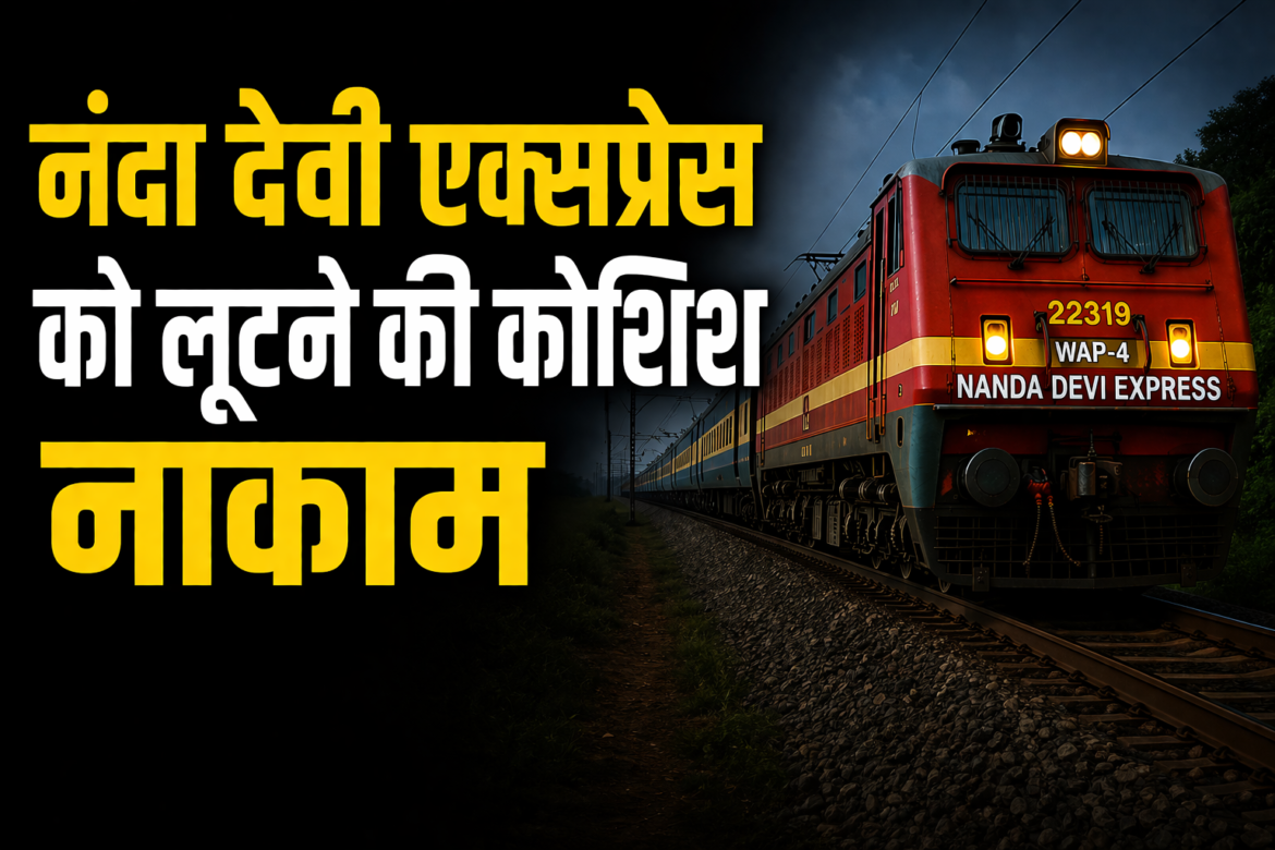 नंदा देवी एक्सप्रेस पर लूट की कोशिश नाकाम, देवबंद के पास कोचों के बीच चढ़े 10 हथियारबंद बदमाश, जांच शुरू