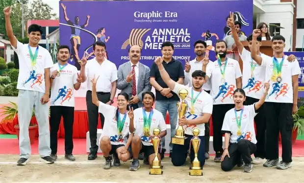ग्राफिक एरा का वार्षिक एथलेटिक मीट, सीखने की कोई उम्र नहीं होती – डॉ० कमल