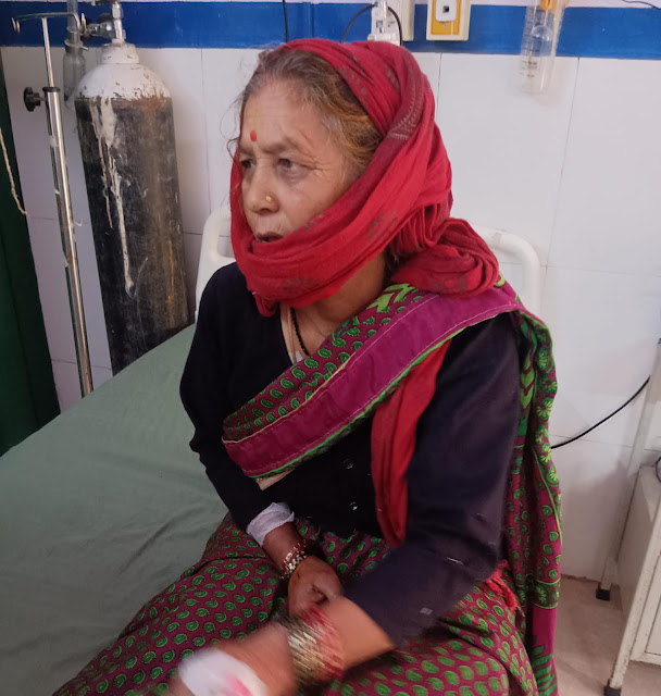 गुलदार से भिड़ी 64 वर्षीय महिला, दरांती से किया पलटवार, बहादुरी से बचाई जान