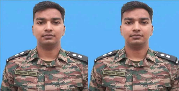 जम्मू-कश्मीर में ऑपरेशन के दौरान शहीद हुए अल्मोड़ा के लेफ्टिनेंट बीरेश्वर गोस्वामी, 25 वर्ष की उम्र में दिया सर्वोच्च बलिदान